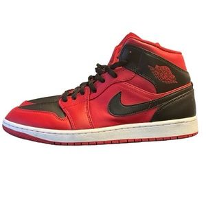 Nike Air Jordan 1 Mid Gym Red/Black-White